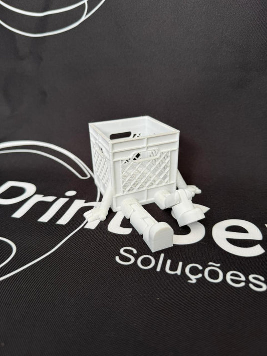 Cestinha com Pernas Articuladas — Impressão 3D